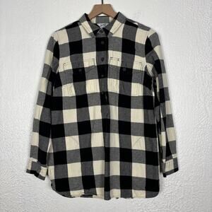 Duluth Trading Co. Free Swingin' Flannel Tunic Size Medium